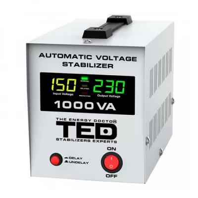 Stabilizator automat de tensiune 1000VA TED000040 600W AVR ,LCD A0112900.47355  